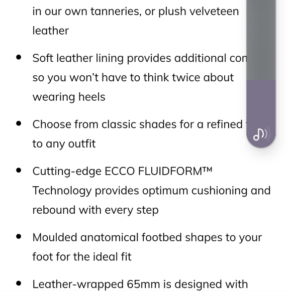 New Ecco Shape 65 Block Heels in Black EU 41, US 10-10.5 - Picture 2 of 11